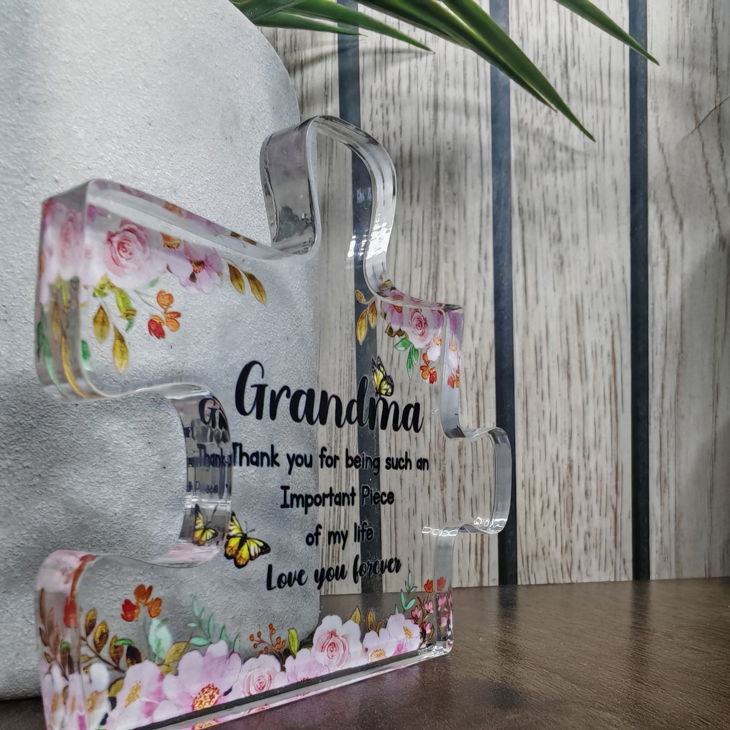 Acrylic Puzzle Piece - Grandma