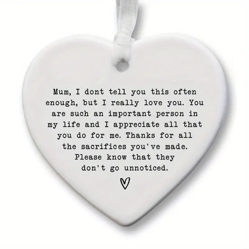 Acrylic Hanging Ornament - Mum Appreciation