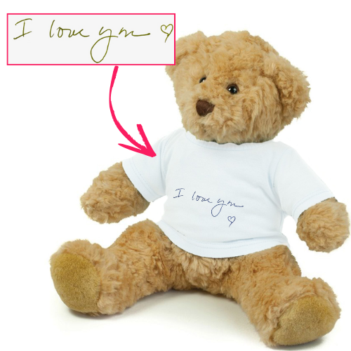 Handwriting/Drawing Teddy Bear