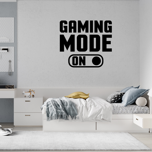 Gaming Mode On Kids Wall Sticker