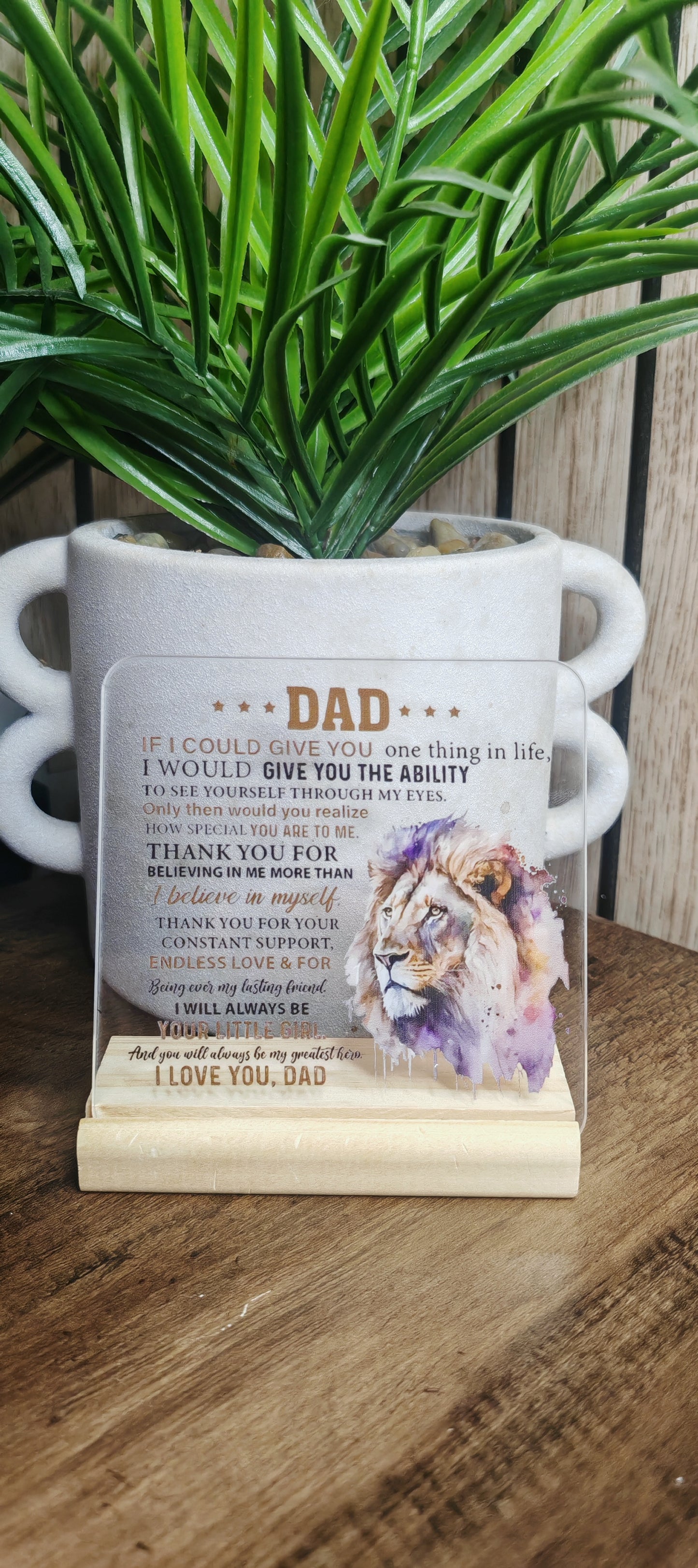 Dad, My Greatest Hero - Acrylic Plaque