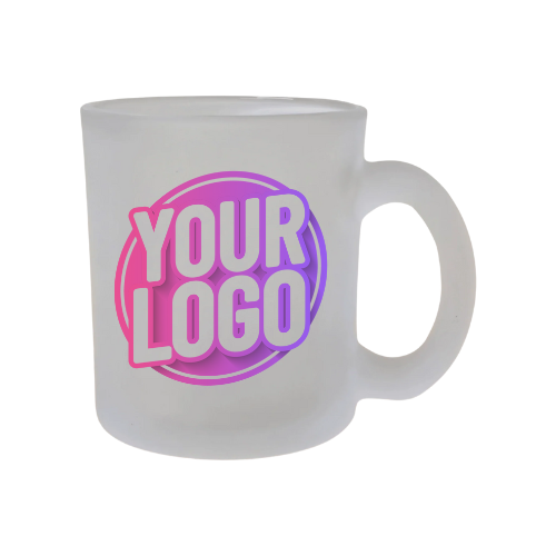 Single 10oz Frosted Glass Mug