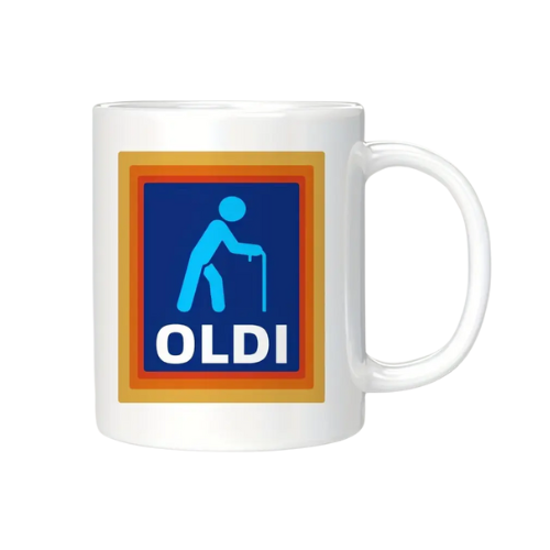 Oldi Man Ceramic Mug