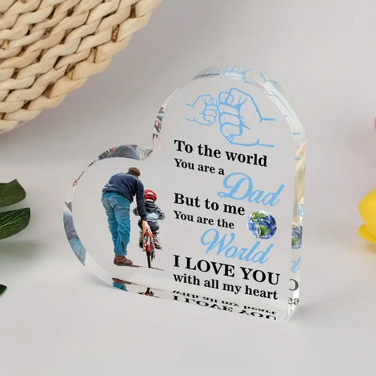 Inspirational Dad Acrylic Plaque