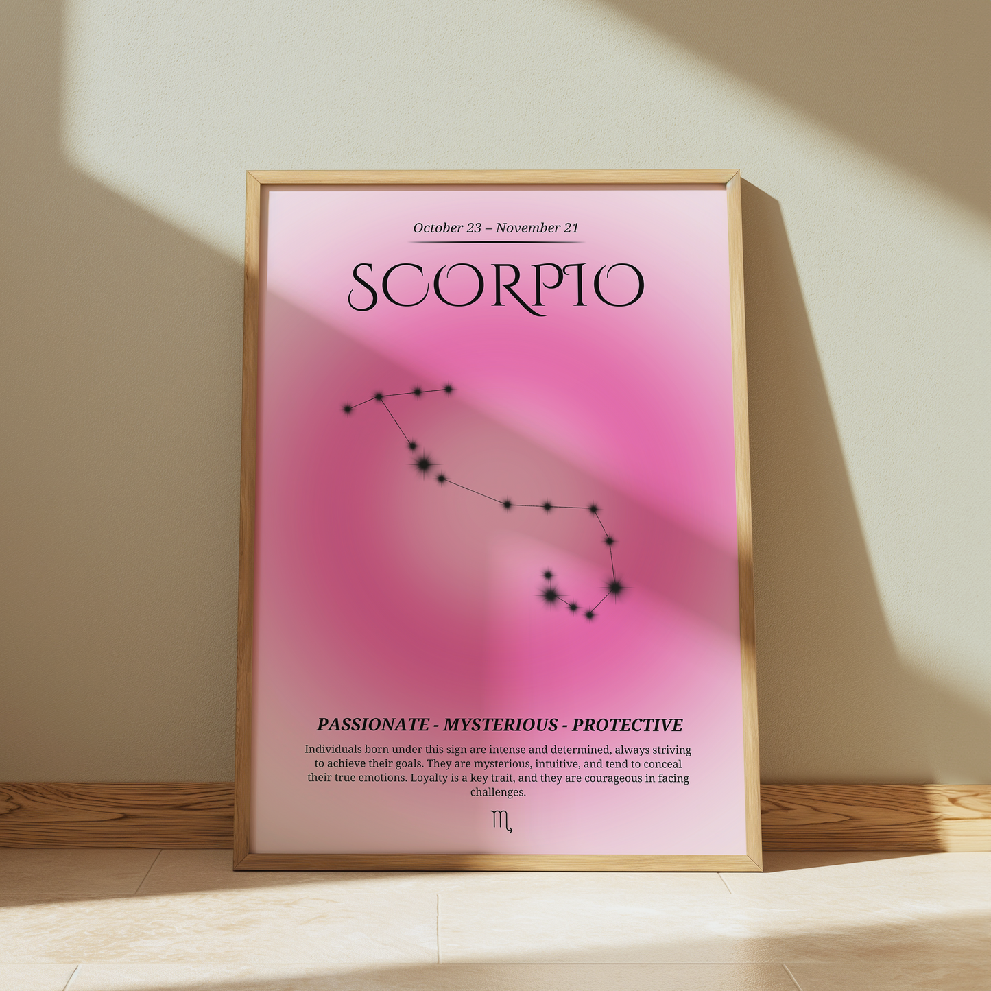 Scorpio Zodiac Print