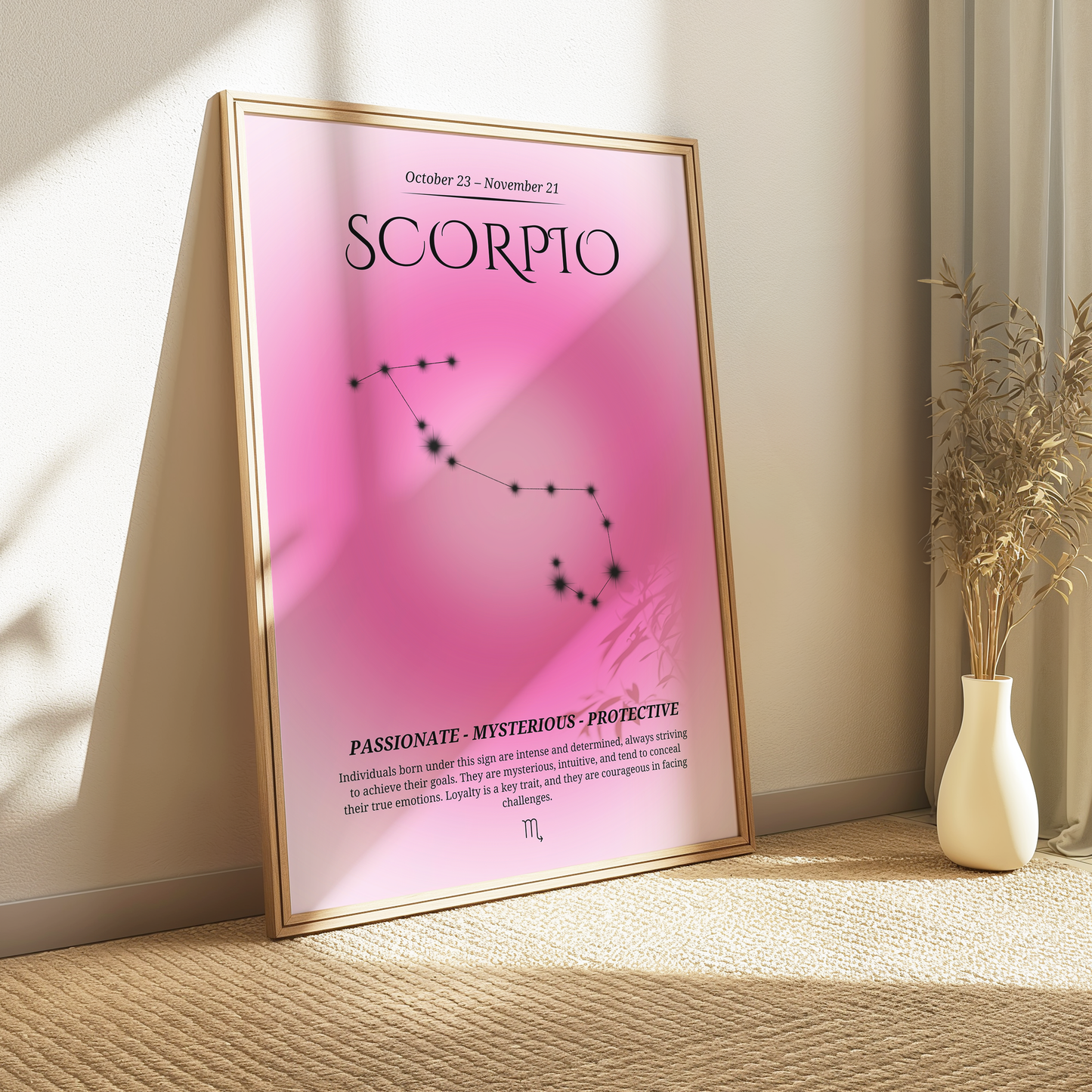 Scorpio Zodiac Print