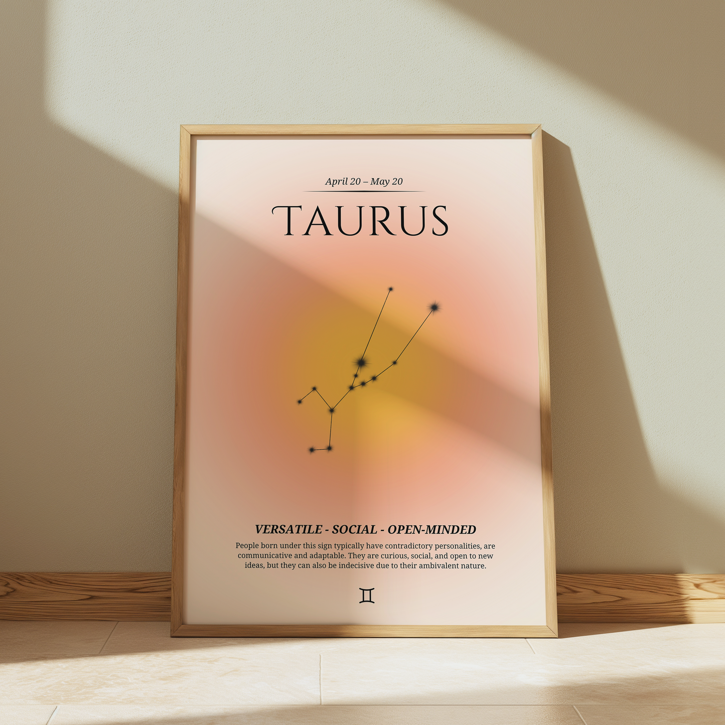 Taurus Zodiac Print