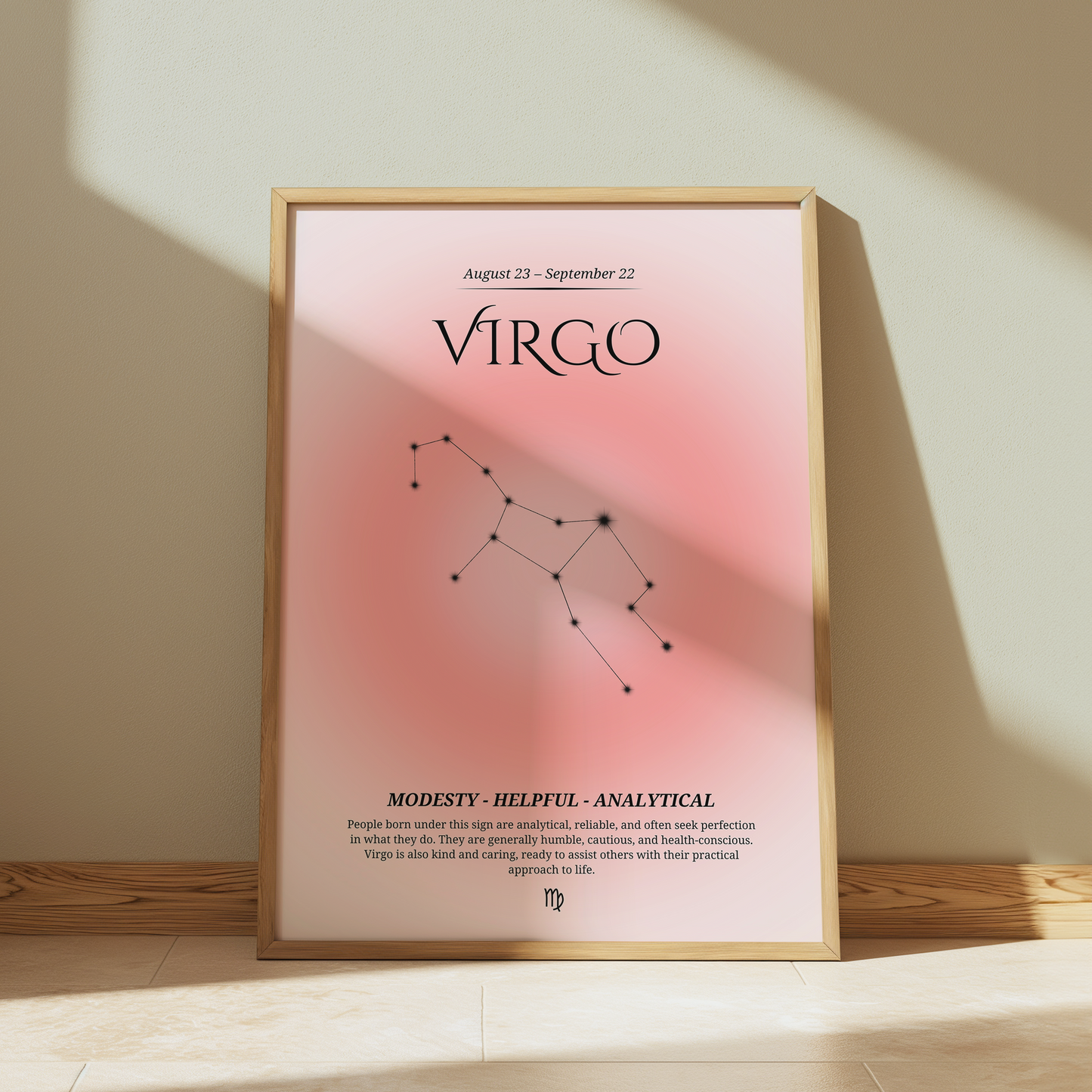 Virgo Zodiac Print