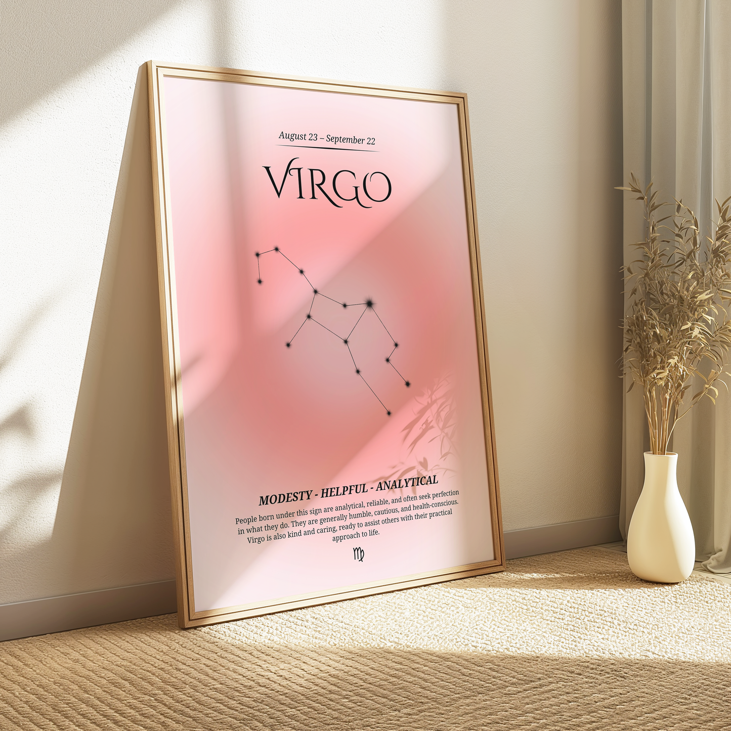 Virgo Zodiac Print